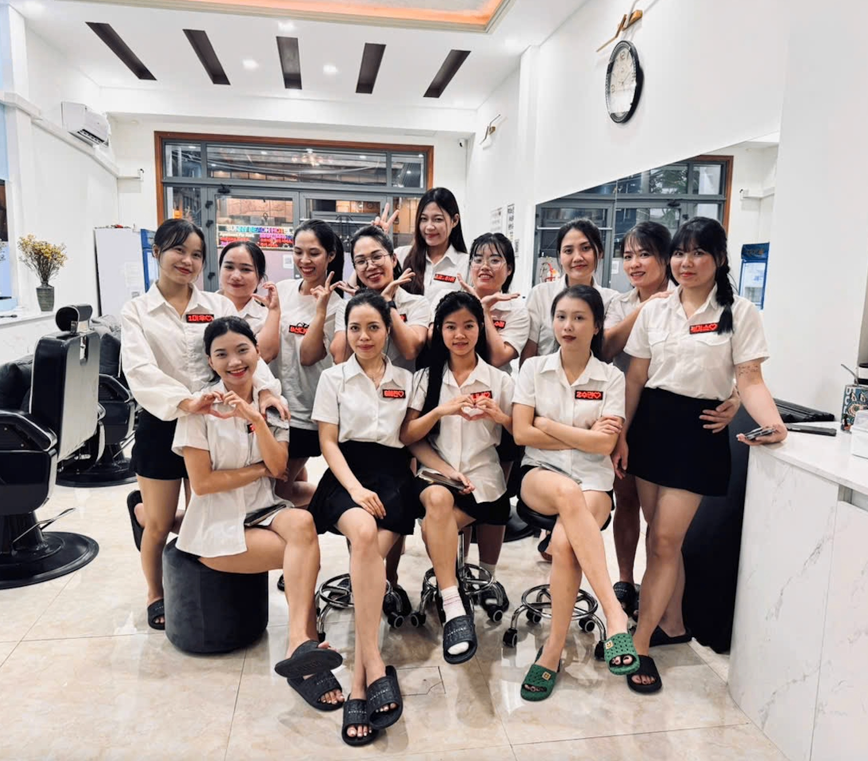 다낭이발관 SPA 관리사 직원